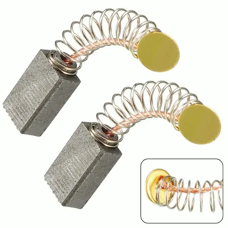20 Spazzole Di Carbone Per Smerigliatrici - 15x8x5 Mm, Per Motori Elettrici 220V - Foto 8