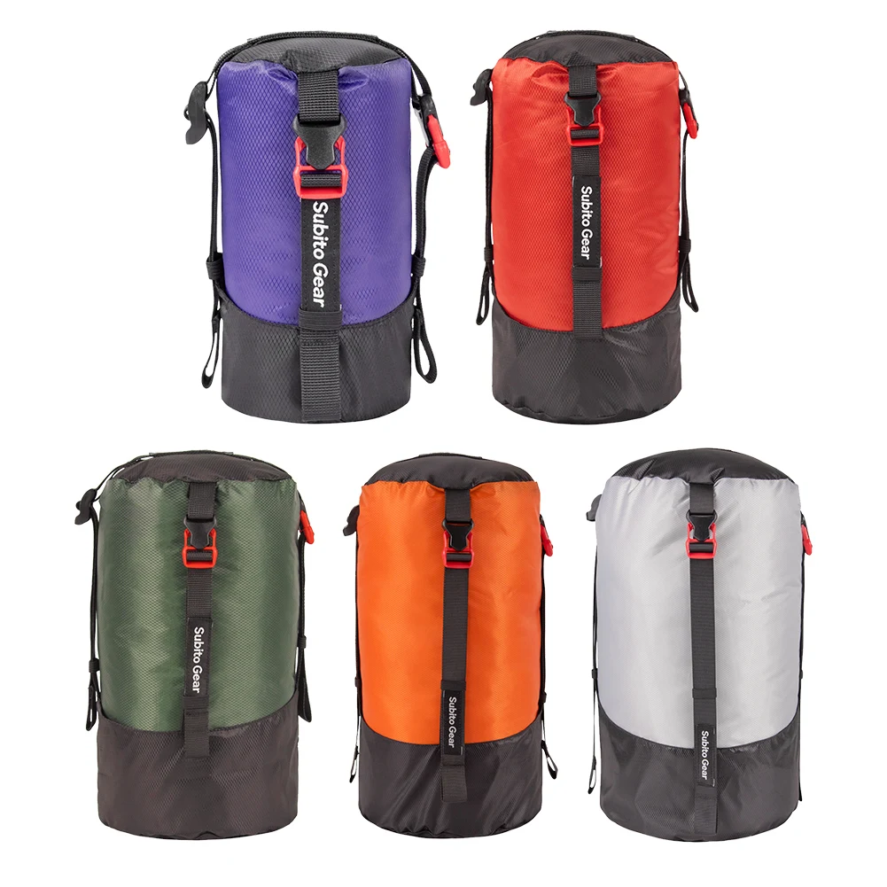 Sleeping Bag Storage Bag Compression Bag Outdoor Sleeping Bag Stuff Sack Waterproof Camping Sleeping Bag Compression Pack Large Capacity Space Saving for Camping Hiking