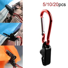 

10/20pcs Hook Plastic Windproof Clamp Set Survival Grommet Tent Clips Buckle Awning Tarp Fixed Outdoor Camping Tent Accessories