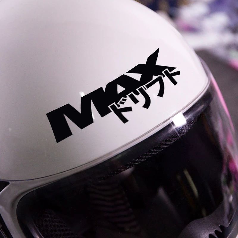MAX ドリjdm наклейки для мотоциклетного шлема Motocross Body Vinyl Stickers Обложка для LS2 ARAI SHOEI KYT HJC Agv K1 K3 K5-S