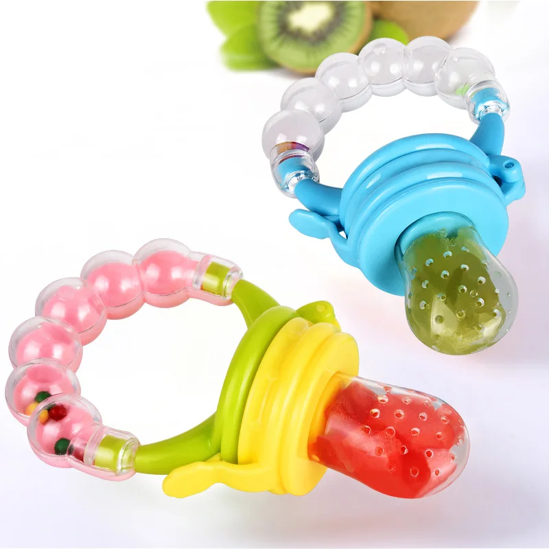 Fresh Food Nibbler Baby Pacifiers Safe Baby Supplies Nipple Teat Pacifier Bottles Vegetable Fruit Feeding Nipple Soothe