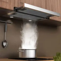 Range Hood Apartment Mini Internal Circulation Filtration Purification Top Suction Hood Home Kitchen Pull-out Large Suction