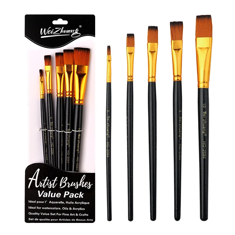 Pinceles Profesionales Pinceles De Nylon Para Acuarela Kit