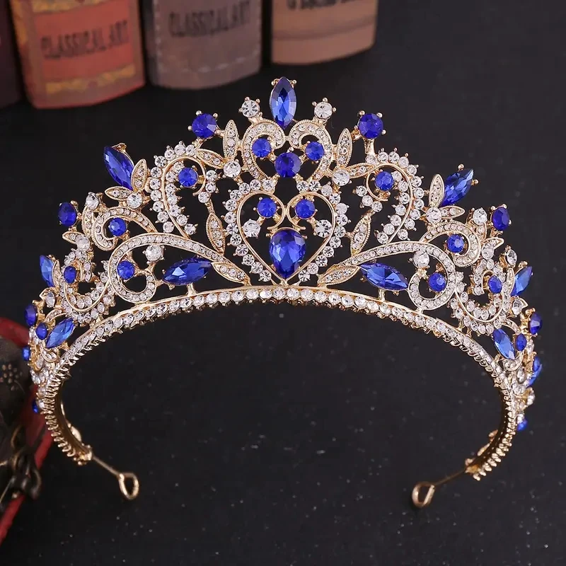 Brides Tiara Balok Crown Diamond Princess Tiara Hair Wedding Styling Gown Headband Accessories hair accessories bridal hair accessories crown headband
