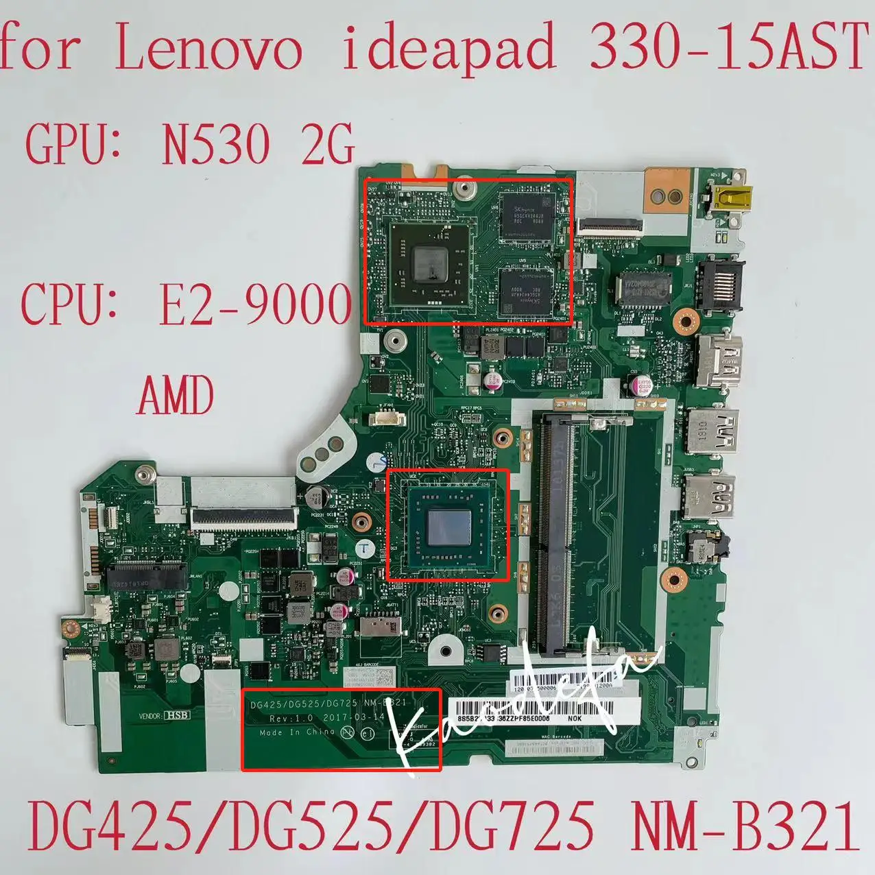 Lenovo Ideapad 330 15ast Motherboard Lenovo Ideapad 330 Amd Motherboard  Nm-b321 Aliexpress
