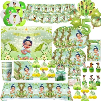 The Princess And The Frog Tiana Princess Birthday Party and Cake Topper 1