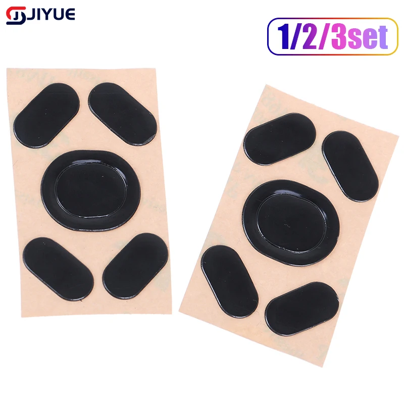 Mouse Skates Mouse Feet Pads For Logitech G102/G203 Wireless Mouse Anti Skid Sticker Replacement Connector 1/2/3set 0.6mm Thickness