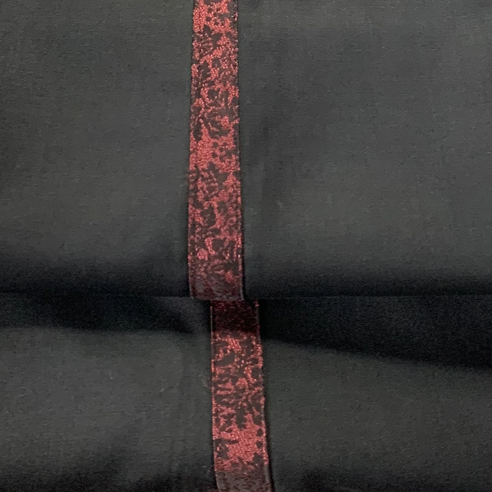 Fashion Mens Wedding Tuxedo Pants Prom Men Suit Pants Slim Fit Custom Made Suit Pants Suit Tailored Suits With Dark Red Stripe