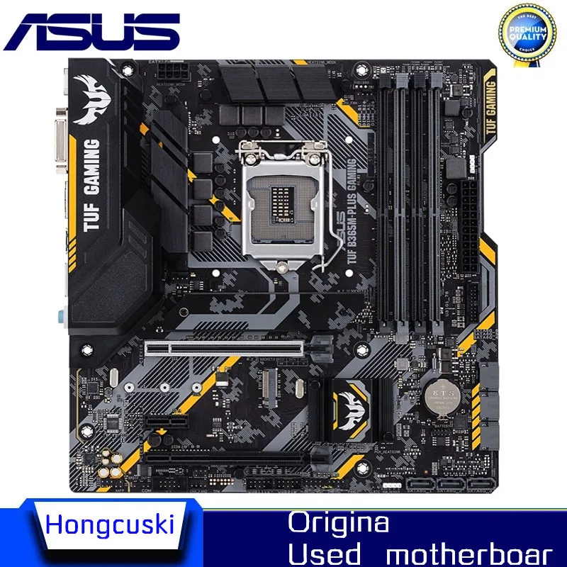 For Asus Tuf B365mplus Gaming Used Original Motherboard Socket Lga 1151 Ddr4 B365 Desktop