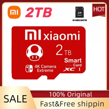 오리지널 샤오미 마이크로 TF SD 카드, 닌텐도 스위치 3ds 용 메모리 카드, 128GB, 512GB, 고속 TF 카드, 2TB, 1TB