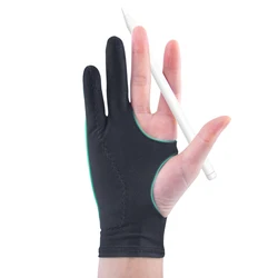 Anti-Fouling Two-Finger Drawing and Writing Glove (Black)