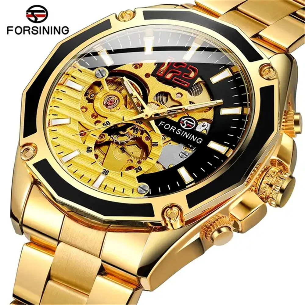 Pagani Design Orologio da uoo autoatico, polso scheletro eccanico da uoo, resistente all