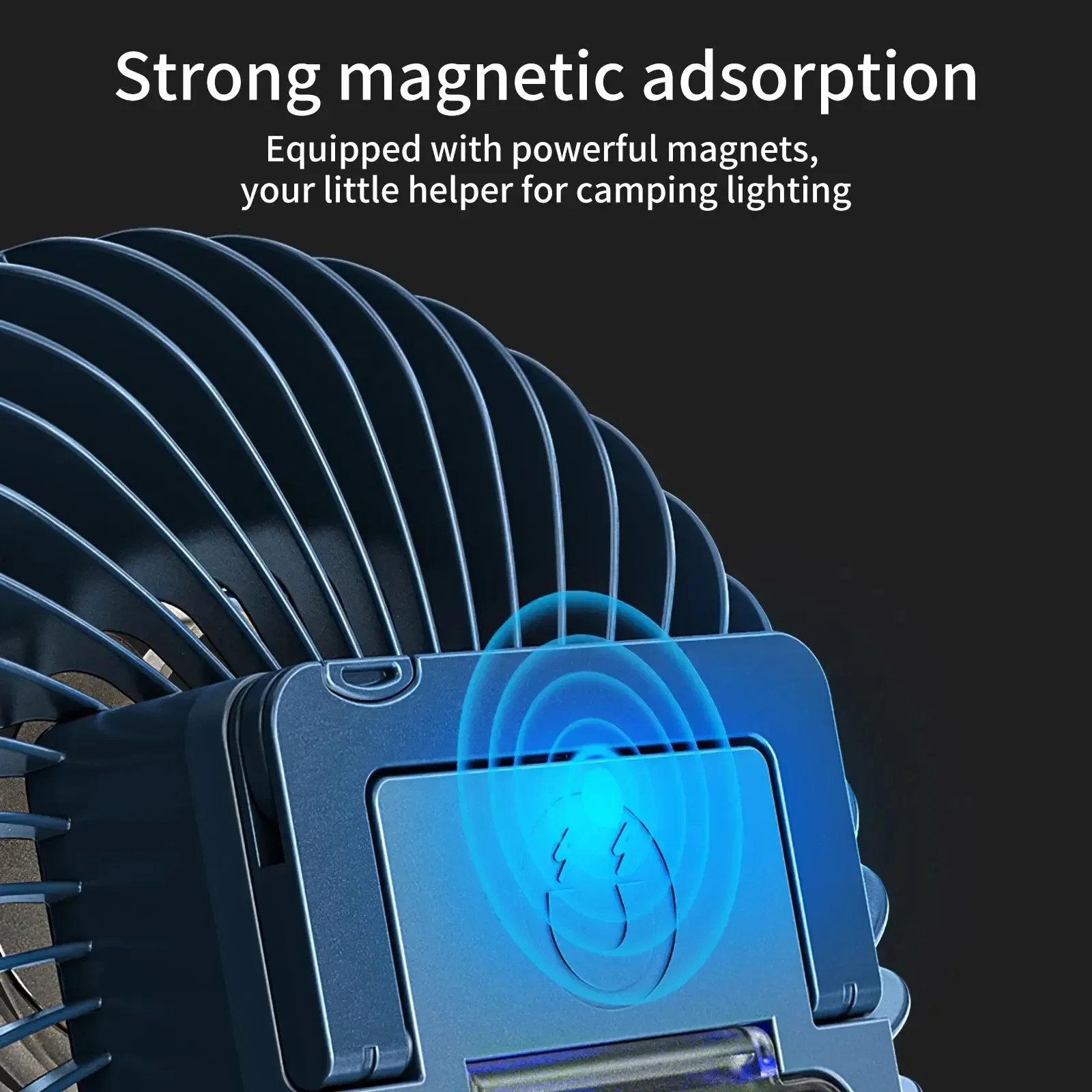 Multifunctional Waterproof Tent Fan Rechargeable Camping  Portable Lantern Night Market Booth Lamp Outdoor Cooling Fan Lamp 4