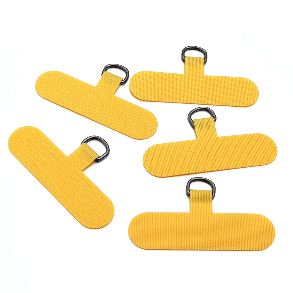 Set of 5 Detachable Phone Lanyards with Metal Ring and Clip