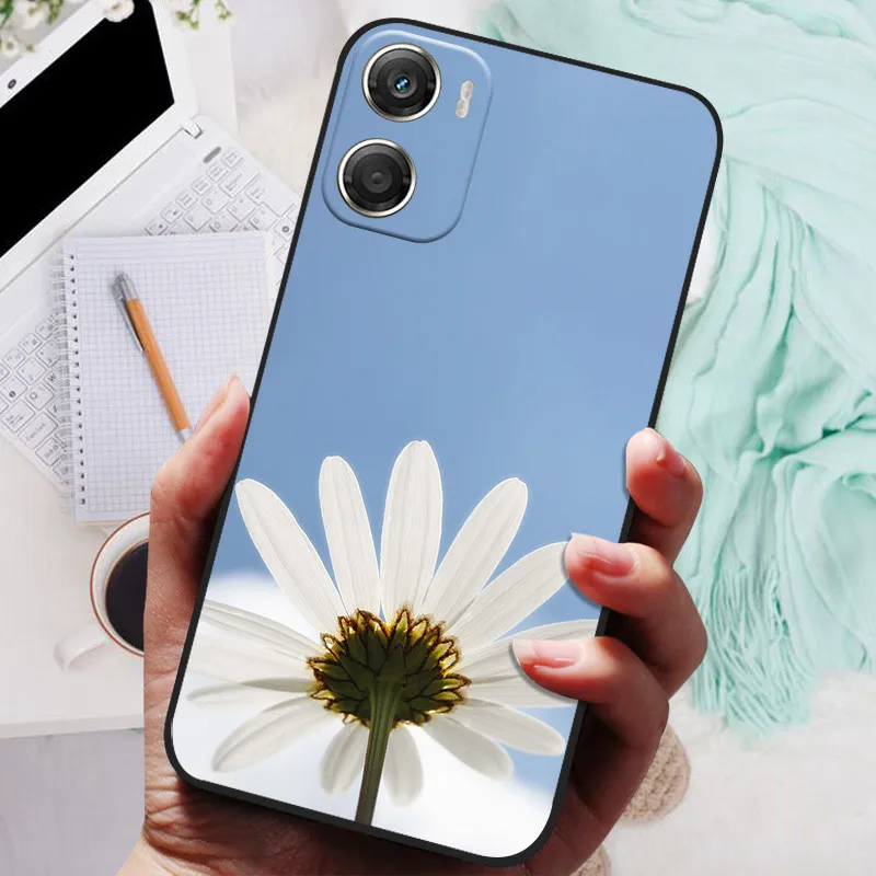 Cute Cat and Butterfly Printed Soft Phone Case - Stylish Back Cover Design