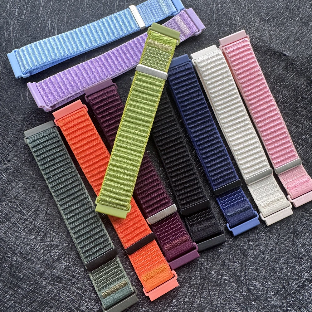Breathable Nylon Sports Watch Strap, 20mm