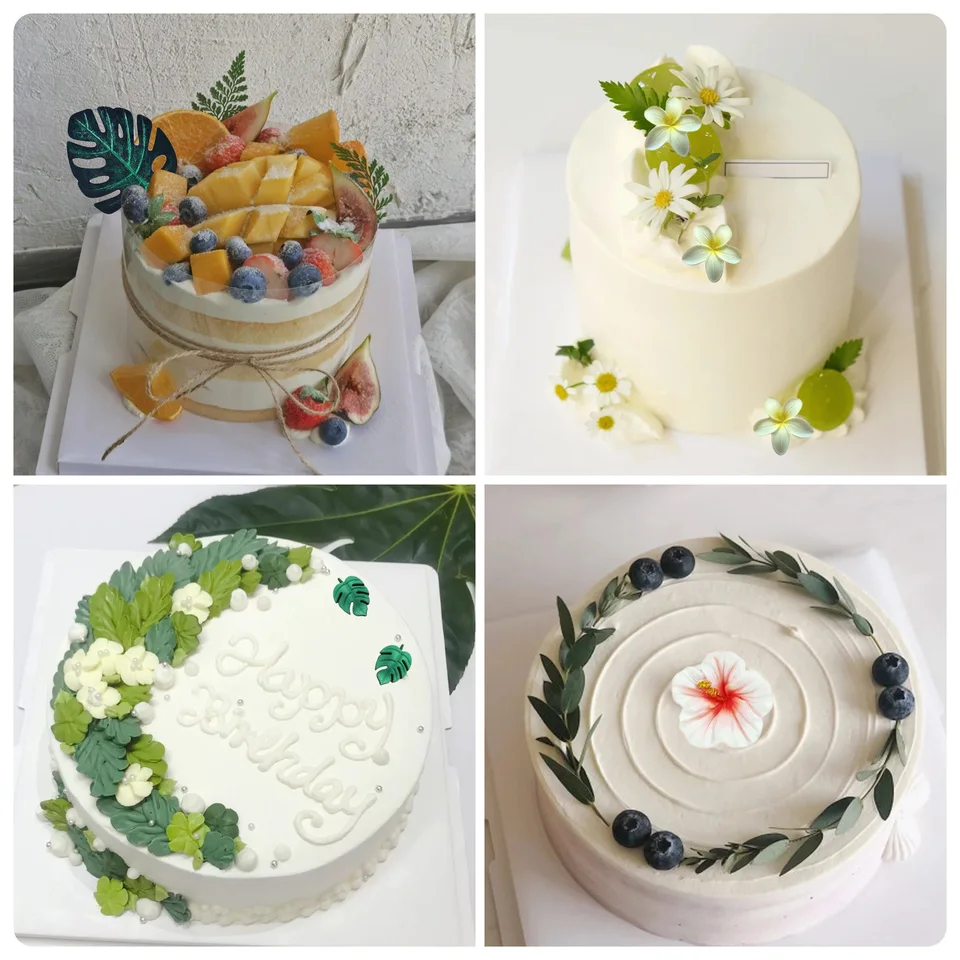 Stampo in Silicone, 4 Set di Stampi per Fiori per Torta Fondente con Strumento di Cottura Riutilizzabile per Cupcake per Caramelle Al Cioccolato