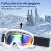 Kids Snow Snowboard Goggles Anti-Fog Ski Goggles Snowboard Goggles Anti-Fog Comfortable And Warm Soft Snow Goggles For Birthday 2