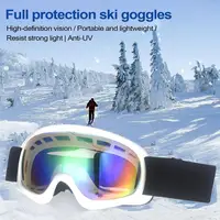 Kids Snow Snowboard Goggles Anti-Fog Ski Goggles Snowboard Goggles Anti-Fog Comfortable And Warm Soft Snow Goggles For Birthday 2