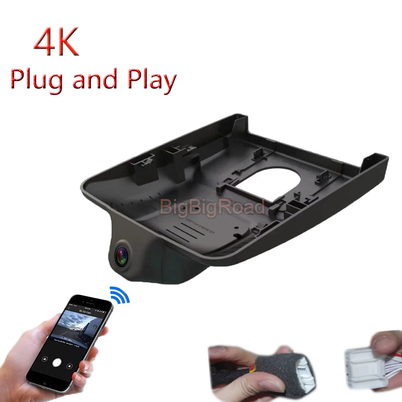 

4K Plug And Play For Toyota Corolla Corola Levin TNGA 2023 Car Video Recorder Wifi DVR Dash Cam Camera FHD 2160P Wide Angle