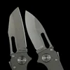 Andrew Demko Shark Cub Deep Carry Ceramic Bearing Titanium Handle Mark S35VN Pocket Folding Tactical Camping Hunting KNIFE 5