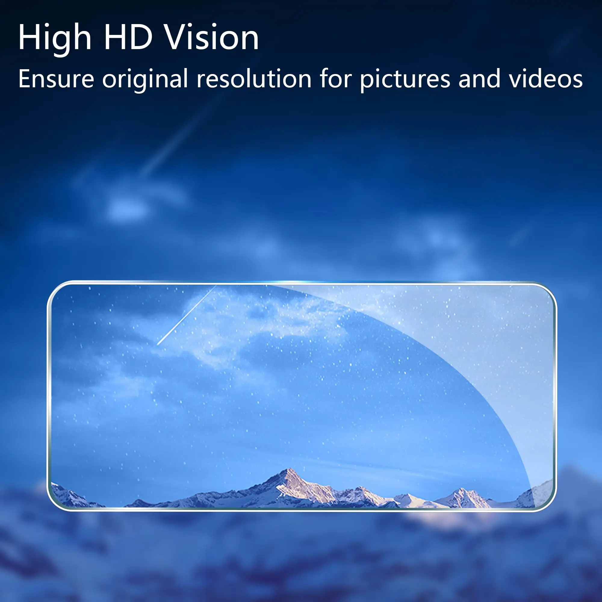 Tempered Glass HD Screen Protector - 6.79 Inch, Transparent, Anti-Scratch, Case-Friendly