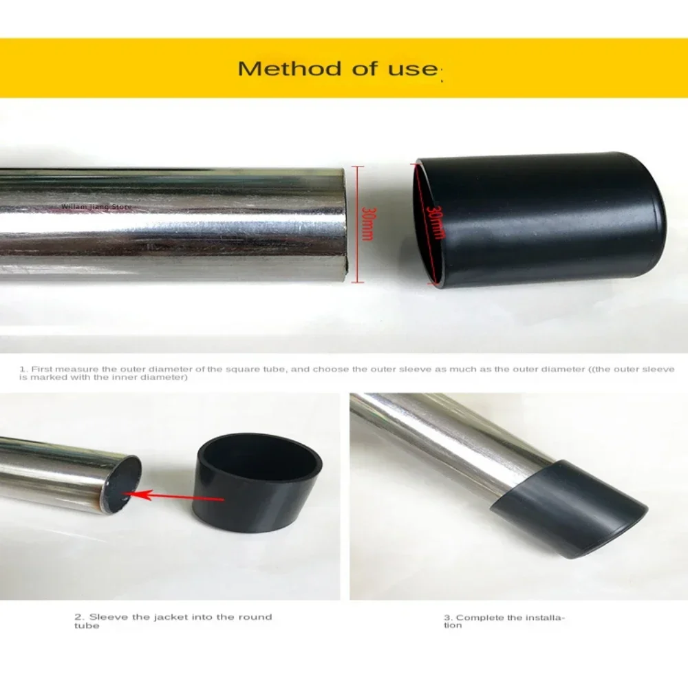 Description Picture 6 of itemChair Chair Foot Cover Furniture Rubber Feet Legs Table End Insert PVC Silent Anti-skid Floor Protective Cap Round Leg Pads Home