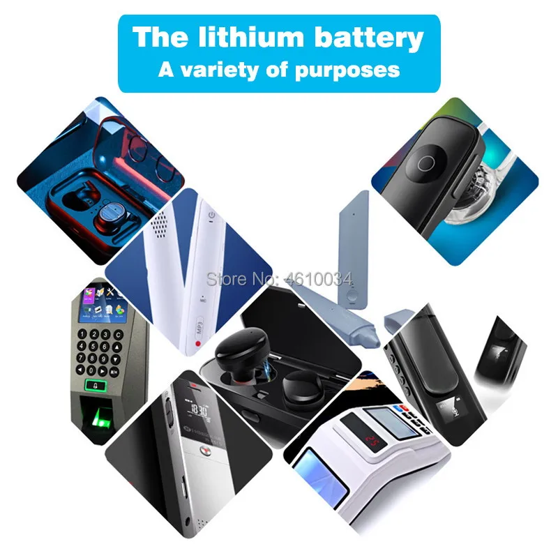 3.7v 230mAh li-ion Lipo cells Rechargeable Battery For Bluetooth GPS MP3 MP4 Recorder 402030