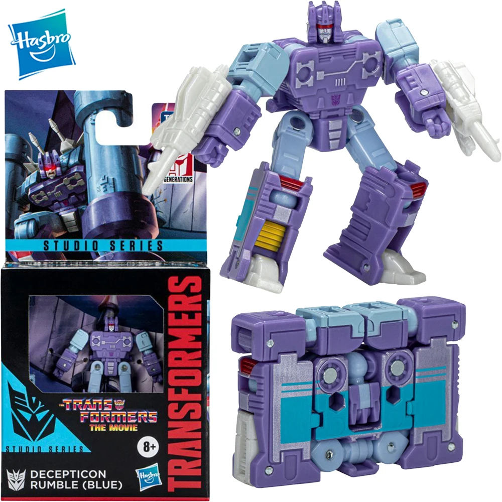 

[In Stock] Hasbro Transformers Studio Series Core Class Decepticon Rumble (Blue) Action Figure Toy Model Gift Collectible