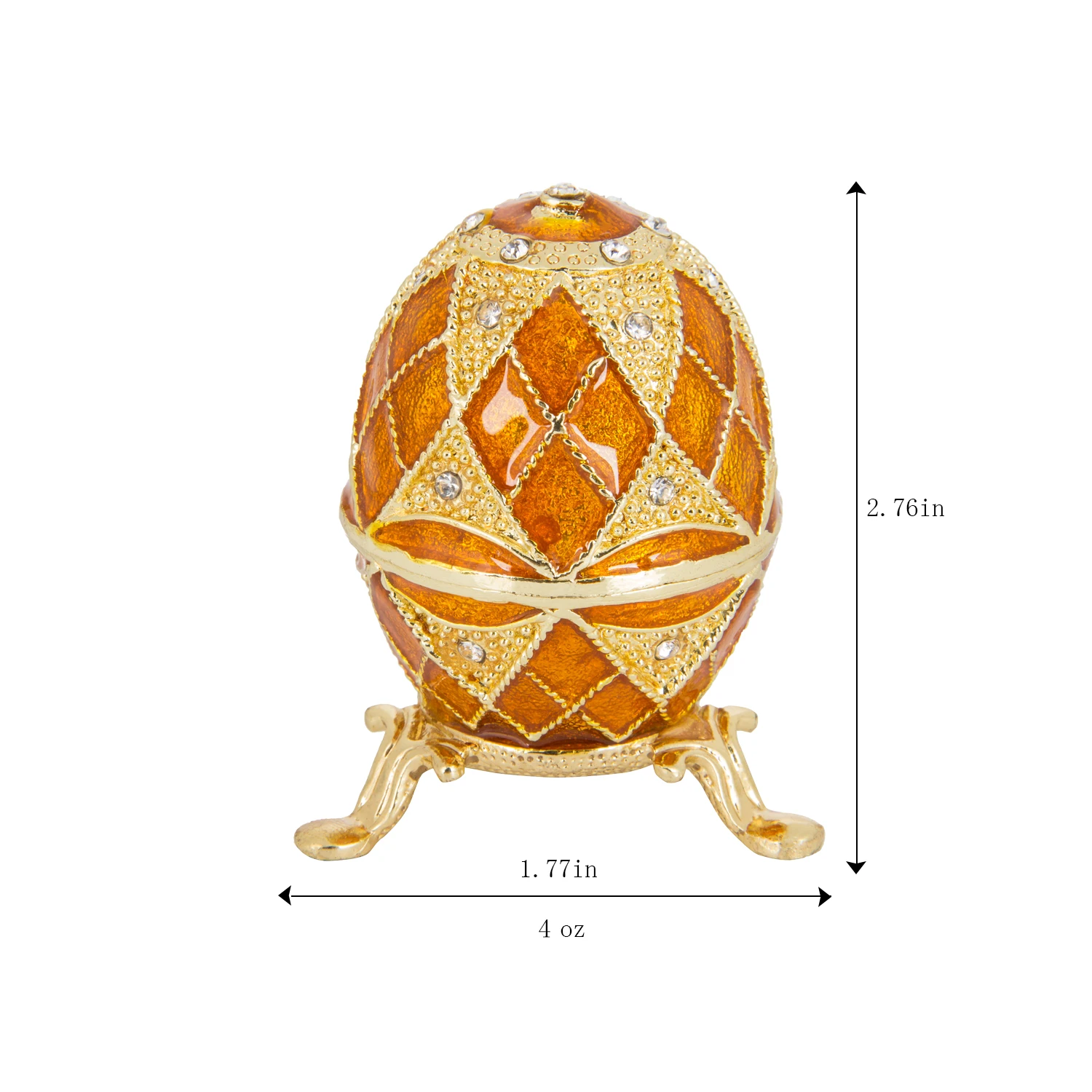 Qifu Nuovo Arriva Faberge Egg Gingillo Box Accessori Per La Decorazione