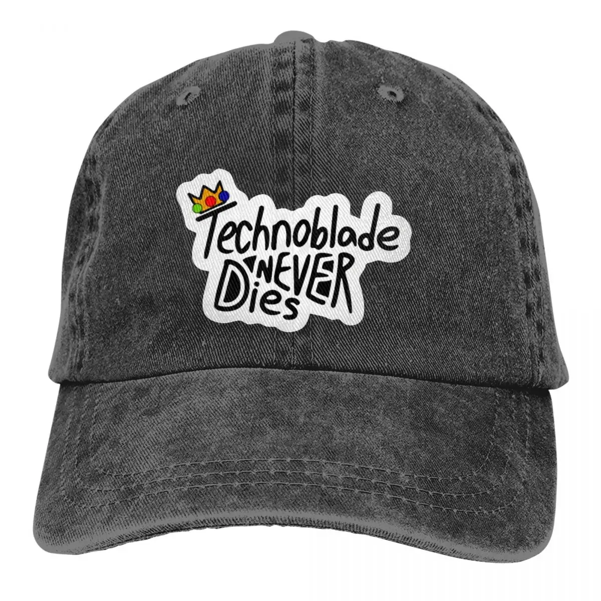

Классическая бейсболка Technoblade Never Dies, мужские головные уборы, женские кепки с козырьком, Снэпбэк кепки с мемом