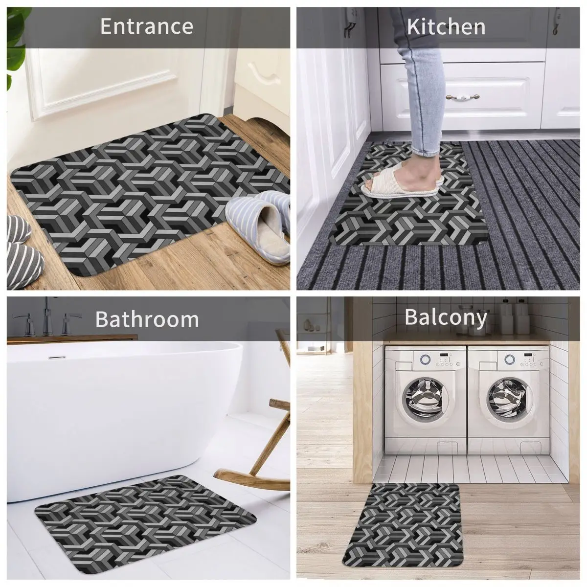 Escher Non-shedding Doormat - The Ultimate Low Profile Doormat – Matterly