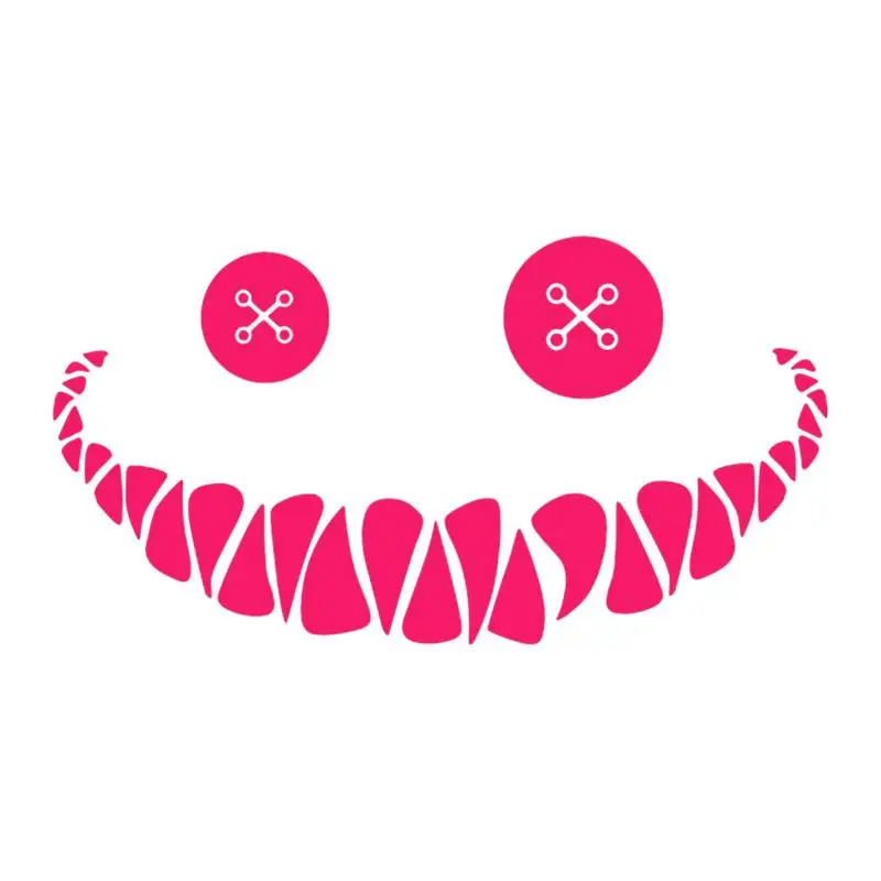 

Demon Smiling Face Car Motorcycle Sticker Rear Windshield Unique Body Styling Decoration Window Sticker Vinyl Waterproof