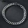 Bracelet en acier inoxydable pour hommes et femmes, chaîne cubaine, à la mode, pour Couple, unisexe, bijoux de poignet, cadeau de fête