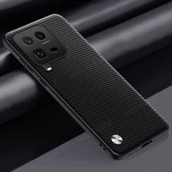 Luxury PU Leather Shockproof Silicone Phone Case Cover for IQOO 15 Ultra (Style 2 Black)