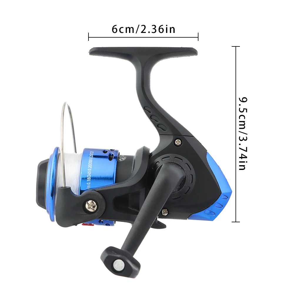 Spinning Fishing Reels Fishing Reels 5.2:1 Ultralight Folding Fishing Reel Spinning Reel 60m Large Fishing Line Diameter Line Roller Casting Wheel Vessel Bait