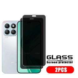 Premium Privacy Tempered Glass Screen Protector, Anti - Spy 9H Hardness, HD Clarity (1 - 4 Pack) - Honor X8B (2 Front Glass)