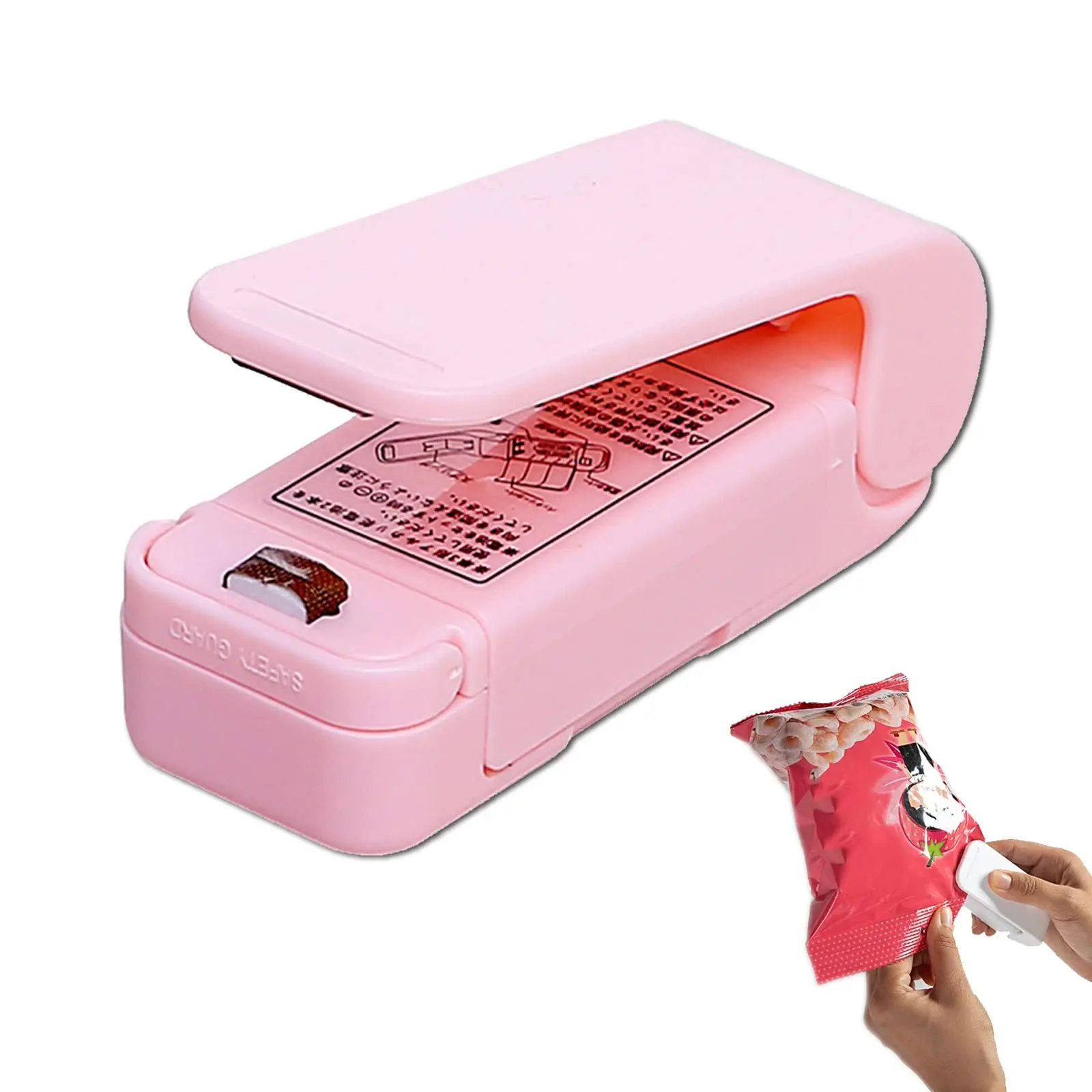 Description Picture 2 of item1pc Abs Material Multi-Functional Sealer  Aa Battery-Powered Can Seal Potato Chips Instant Noodles And Any Other Plastic Bags