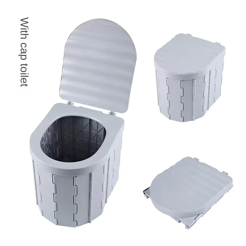 Car Folding Toilets Portable Toilets Commode Potty Car Toilets Camping Toilet Travel Bucket Toilet Seat Camping Hiking Long Trip 6