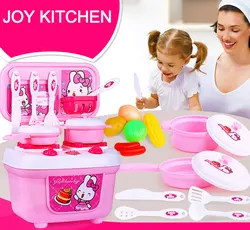 Maison de jeu pour enfants, ensembles de vaisselle, jouets de cuisine, Simulation de toucher Miniature, jouets de cuisine pour filles 