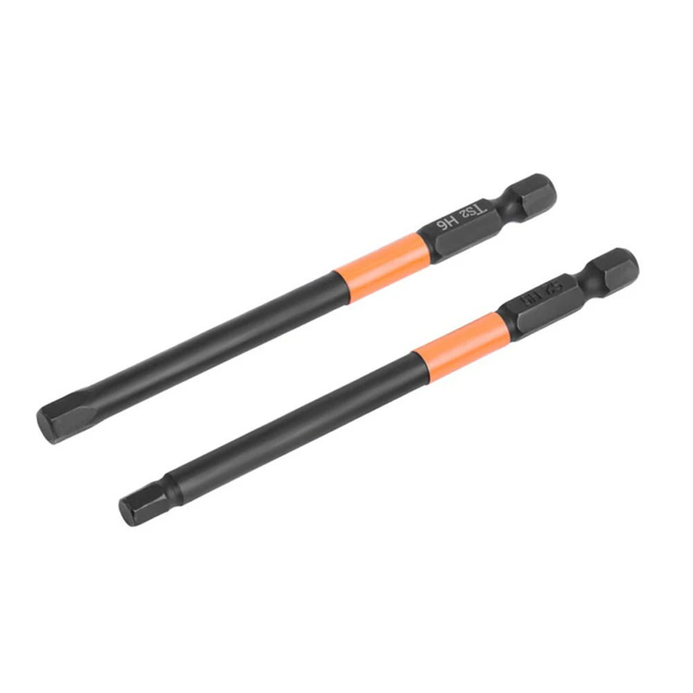 

Hand Tools Hex Screwdriver Bits H2-H5 Hex Head Screwdriver Bit 1/4" Hex Shank Alloy Steel Black Drill Bit Home