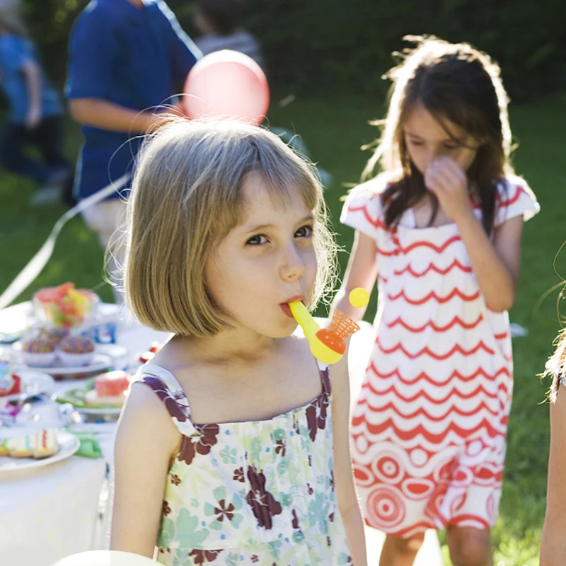 Description Picture 5 of item6/12Pcs Magic Blowing Pipe Floating Ball Kids Favors Games Balance Training Toys Wedding Birthday Party Piñatas Gifts Bag Filler