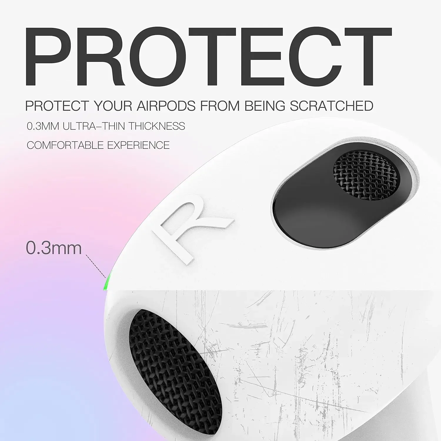 1-6Pair Soft Eartips Anti-Scratch Cover for Apple AirPods Pro 3rd Anti Slip Silicone Earbuds Covers Ear Tips for AirPods Pro3