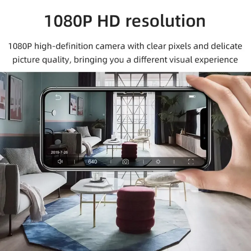 

1080P Indoor Espionage Camcorder Secret Body Cam Mini Wifi Cameras To See With The Mobile WIFI Mini Surveillance Camera HD