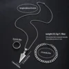 4pcs men's fashionable all-match handsome watch set birthday and holiday gift 5