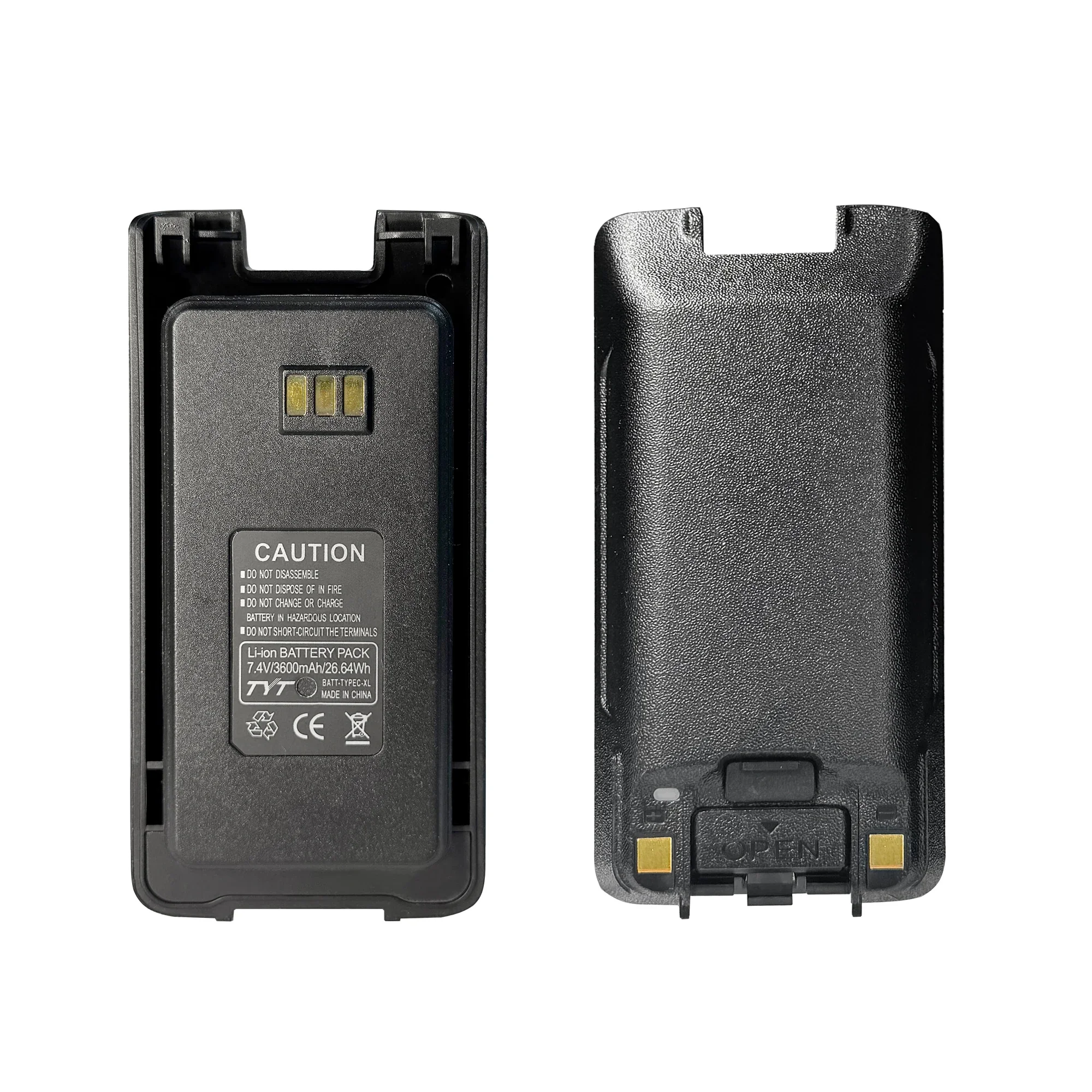 TYT MD-UV390 Plus Battery 2800/3600mAh Enlarge Thicker Battery Pack Compatible With MD-390 MD-680 MD-358 TH-UV8200 Two Way Radio