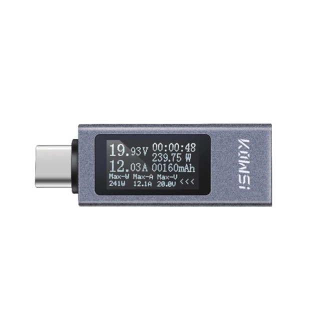 KWS-2303C Type-C Current Voltage Capacity Phone USB Tester DC 4-30V 0-12A Power Meter Tester PD Mobile Power Detector Test