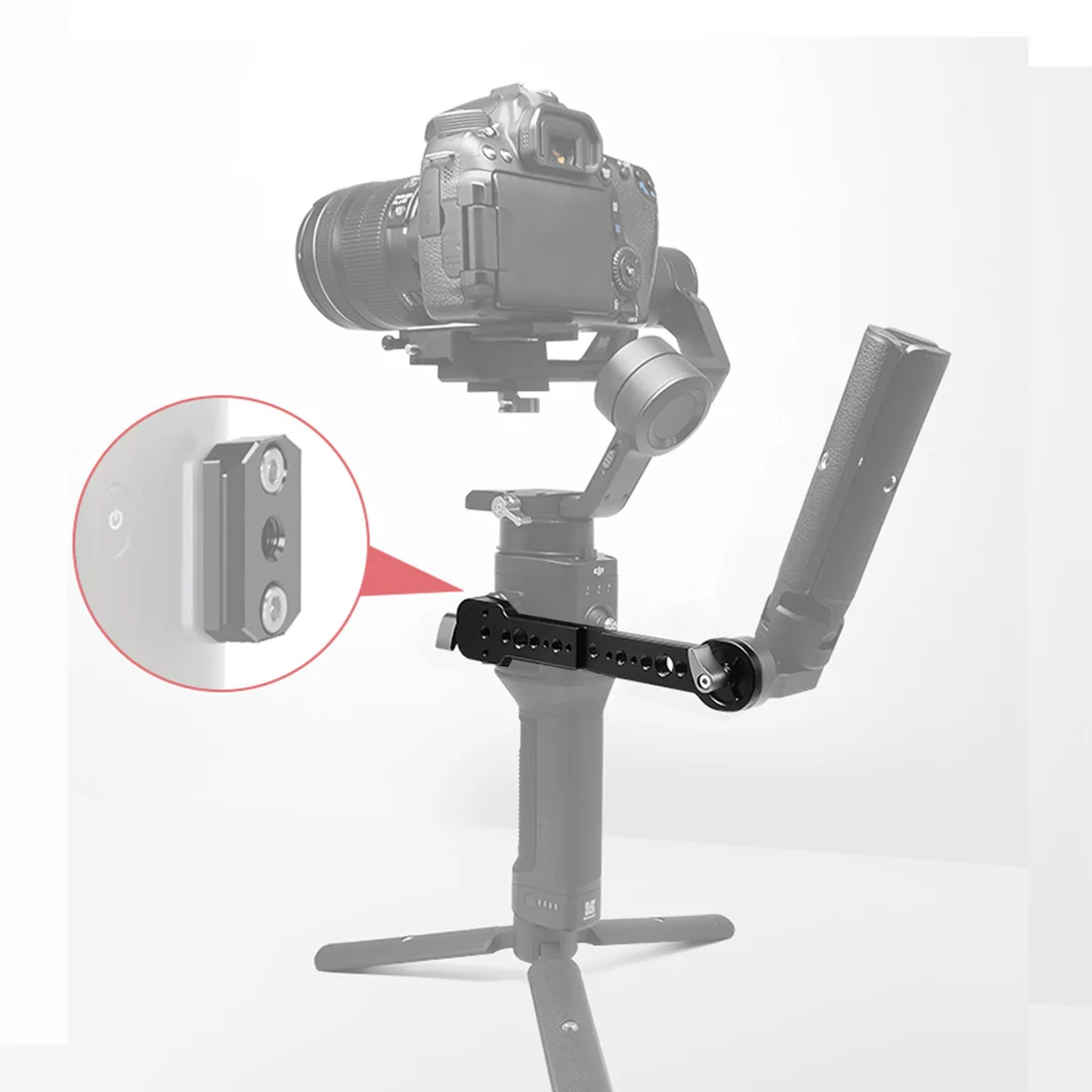 Quick Release Mount Handle Grip for Ronin SC S Gimbal Monitor Bracket 1/4'' Exte