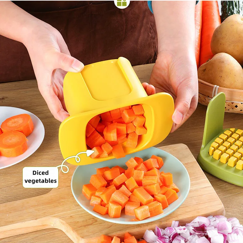 Potato Dicing Cutting Machine Vegetable Cube Cutter Apple Onion Fruit  Chopper Dicer Vegetable Cutter Machine - AliExpress