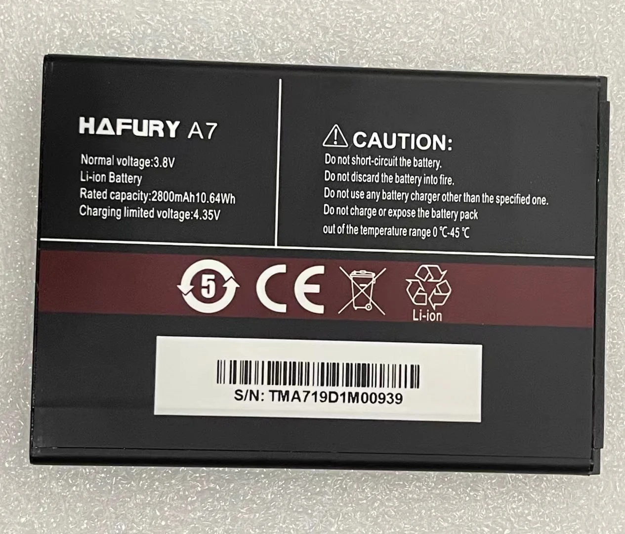 

Оригинальный Новый аккумулятор для Cubot HAFURY A7